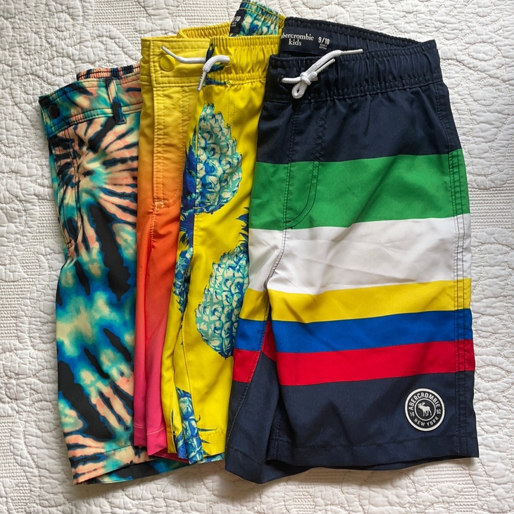 A&F boys bathing suits Abercrombie Kids
